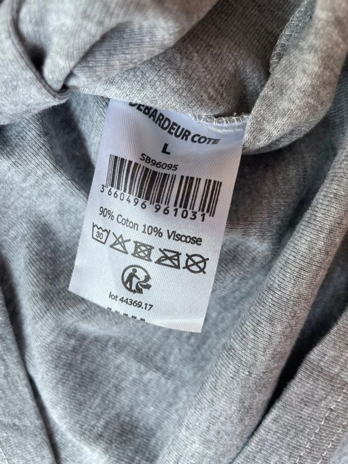2 Débardeurs gris neuf en coton pour homme taille L - photo numéro 3