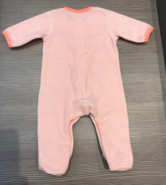 Pyjama velours fille 3 mois Boîte à malices - photo numéro 7