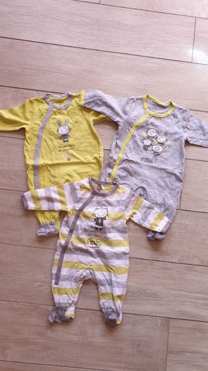 Lot de 3 pyjamas