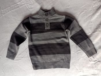Pull camionneur gris garçon 4 ans  NKY