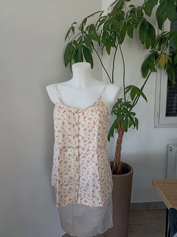 Débardeur Mango fleuri taille S