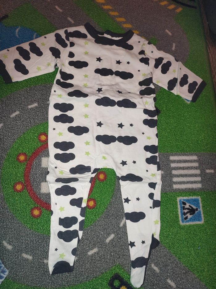 pyjama blanc nuage bébé