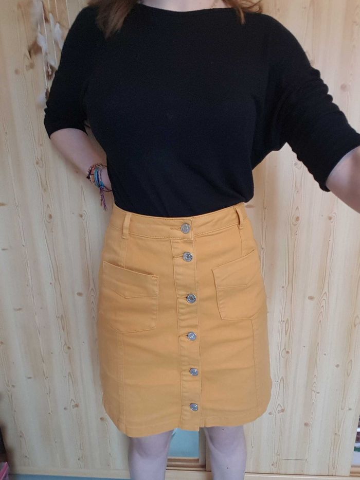 Jupe moutarde Cache Cache