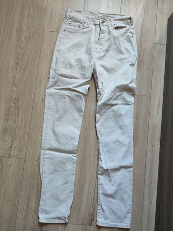 Pantalon beige élastique