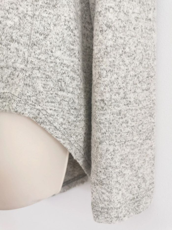 Pull fin gris moucheté Ardene Fermeture zippée dans le dos Taille XS - photo numéro 6