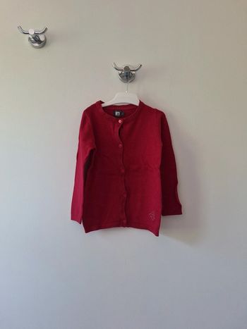 Gilet rose fille 4 ans
