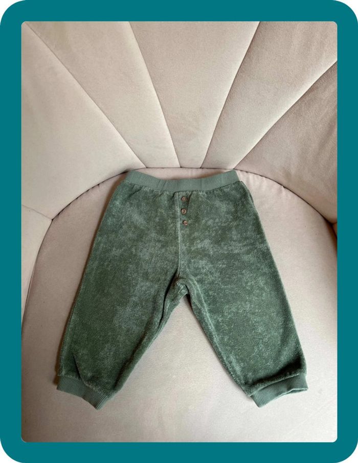 Pantalon confort 100% coton éponge 12 mois - Bout'chou - photo numéro 2