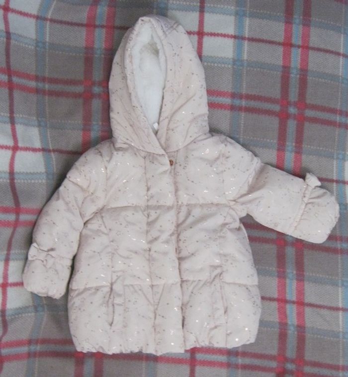 Manteau rose pâle Orchestra 3 ans