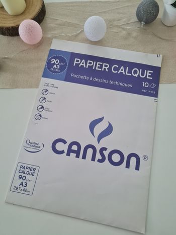 Papier calque A3 Canson - Neuf