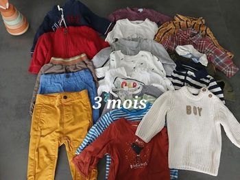 Lot automne hiver garçon 3 mois