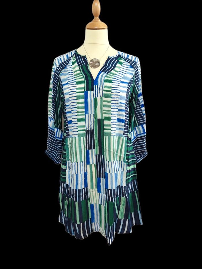 Robe été mi-longue légère neuve PP / 38 M - photo numéro 7