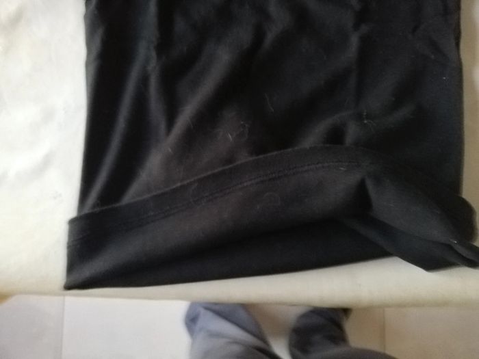 Tee-shirt manches courtes noir "toi mon amour". T. U. - photo numéro 5