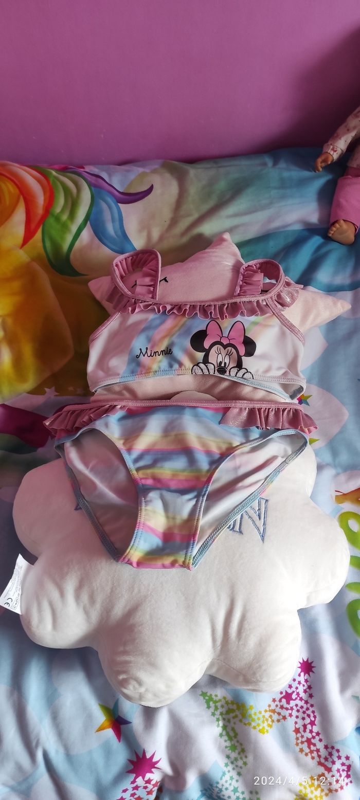 Maillot de bain 2 pièces Minnie Disney 12 ans - photo numéro 2