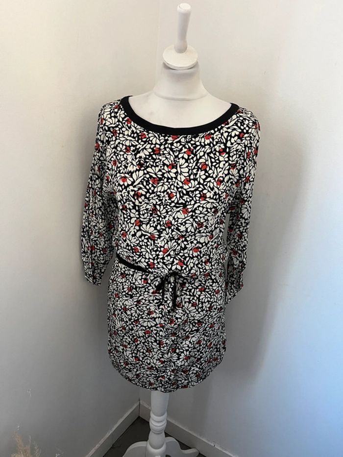 Robe noire à fleurs icode XS Beebs by Kiabi