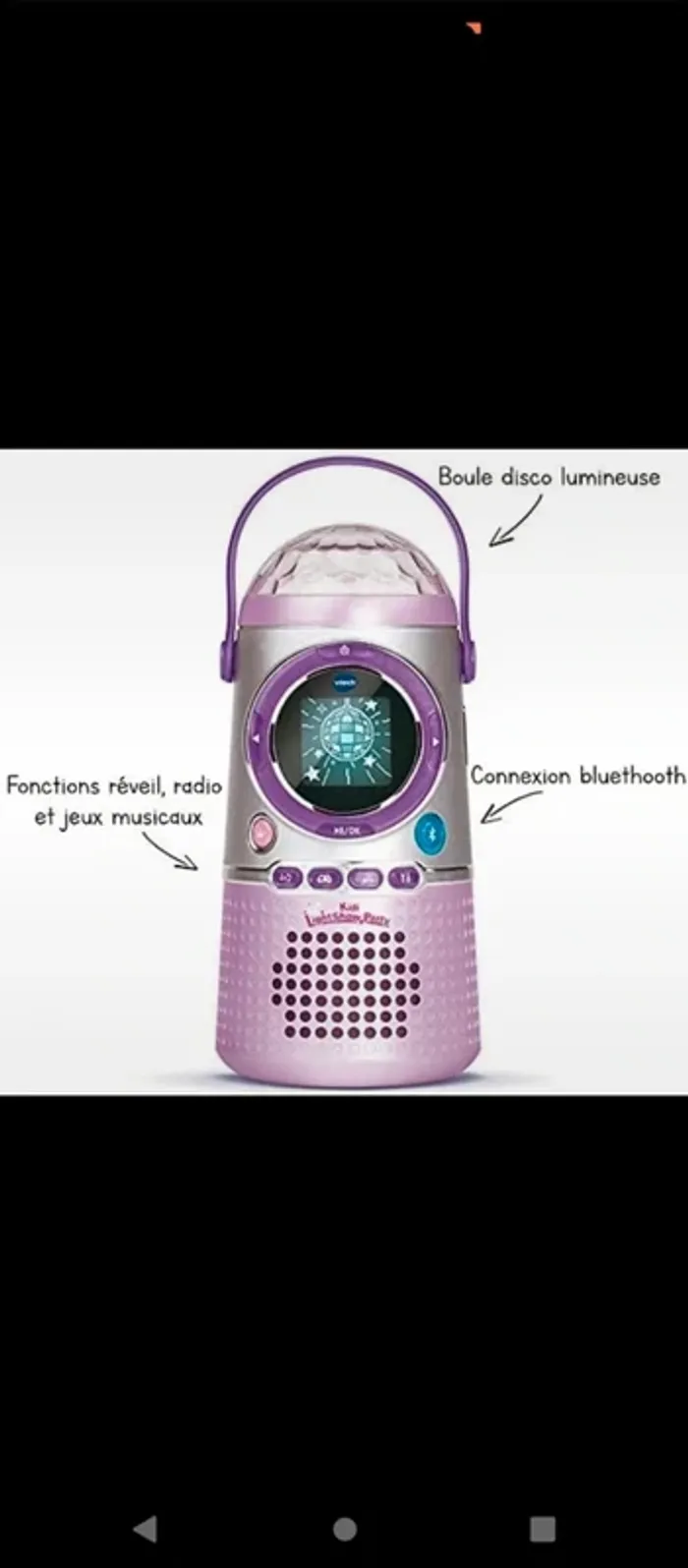 Enceinte bluetooth Kidi light show party VTech - photo numéro 5