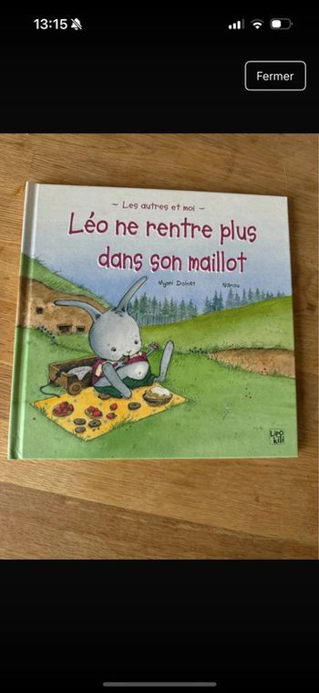 Livre Léo ne rentre plus dans son maillot