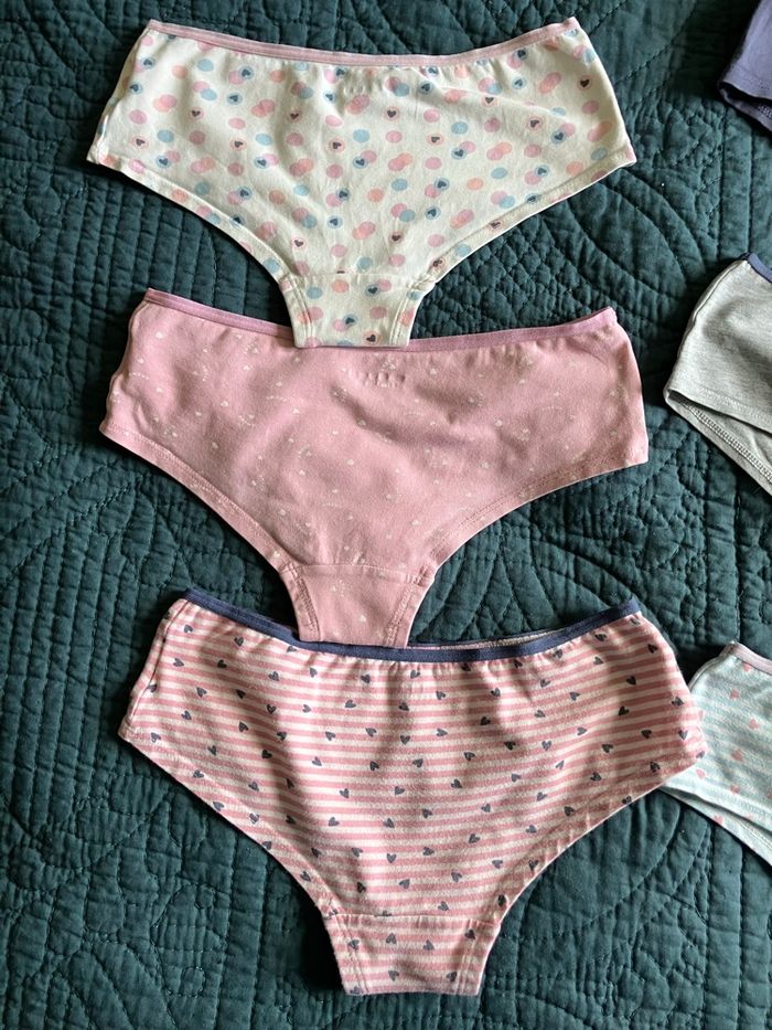 Lot 6 shorty fille taille 8 ans Vertbaudet - photo numéro 4