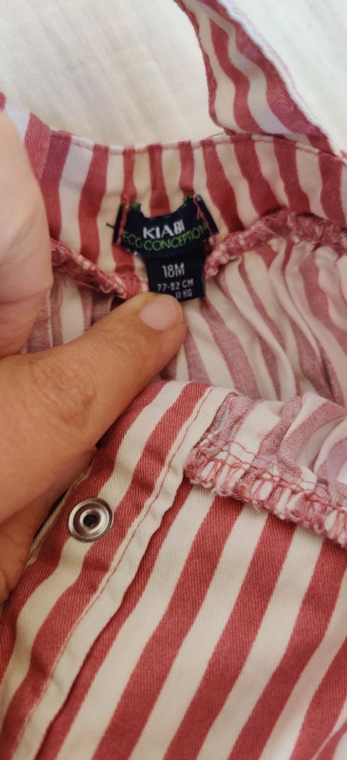 Robe rayé Kiabi 18 mois - photo numéro 3
