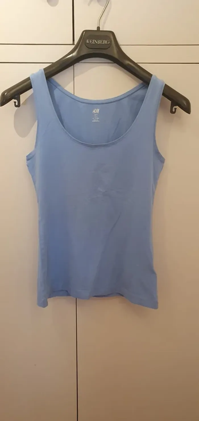 H&M - Débardeur bleu