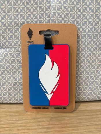 Etiquette à Bagages "Flamme Olympique Tricolore" JO Paris 2024