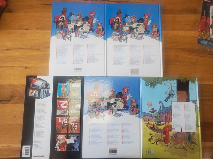 BD 5 spirou tome 10 , 28 , 41 , 47 et 56 . - photo numéro 2
