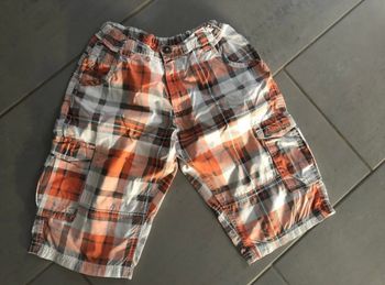 Short à carreaux