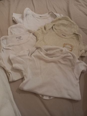 Lots de 4 bodys manche courte