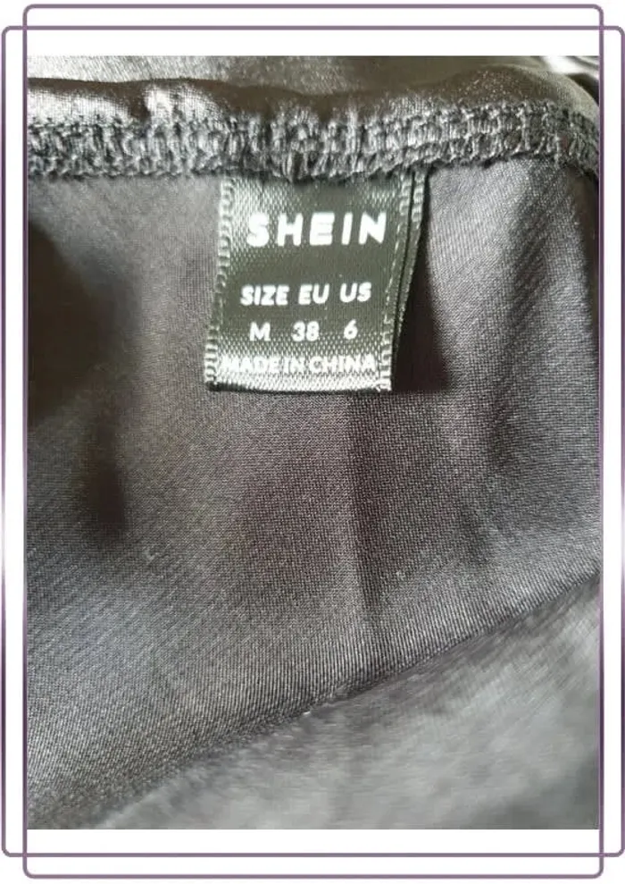 Robe noire shein taille M, très bon état, - photo numéro 6