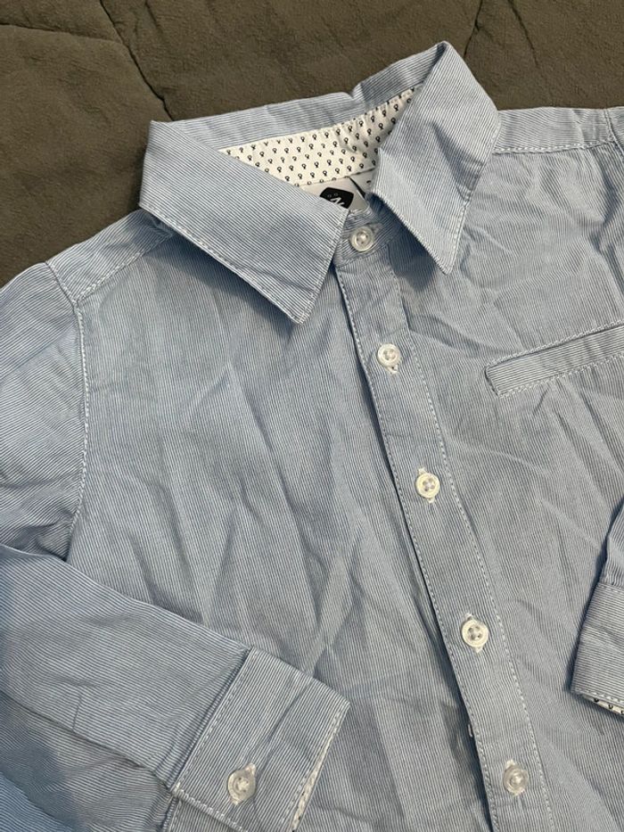 Chemise rayée bleu z - photo numéro 2