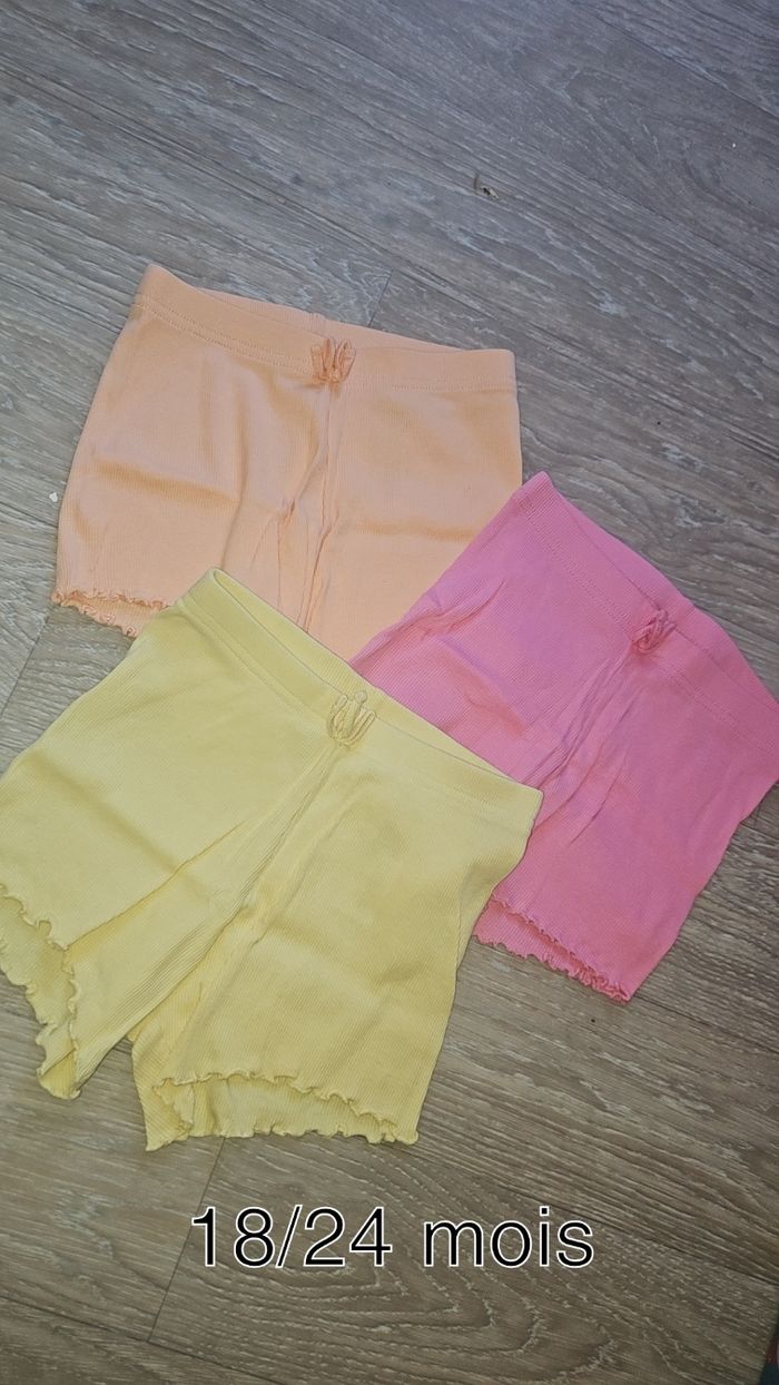 Lot short fille