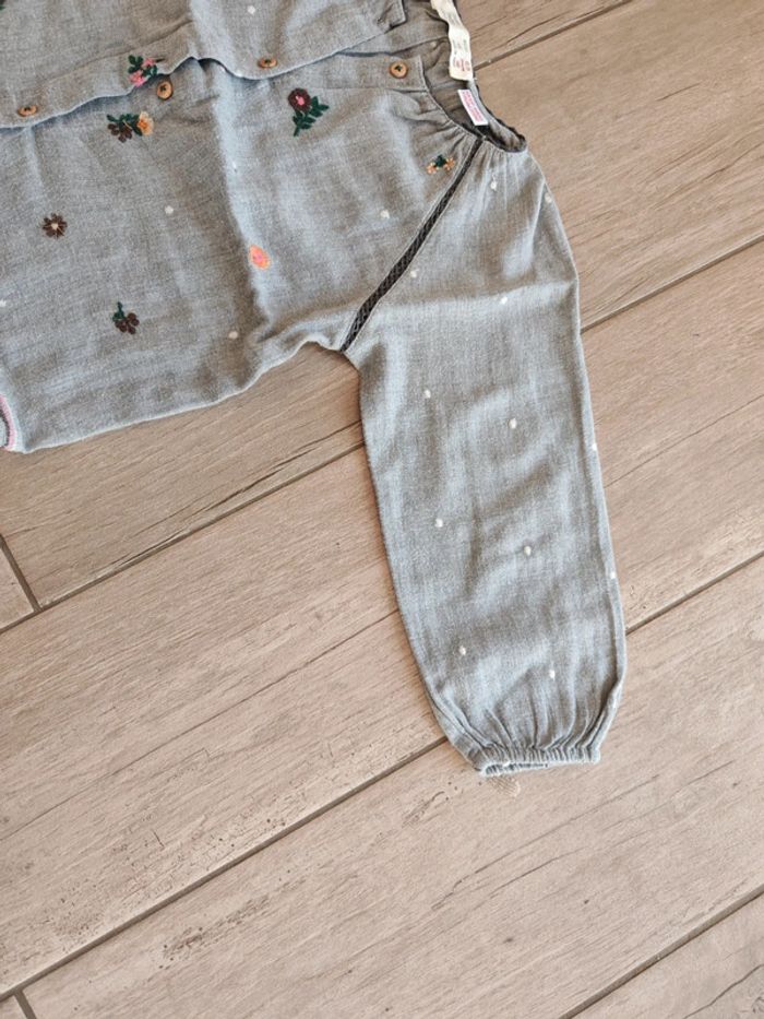 Ensemble assorti gris fille 2 ans - photo numéro 6