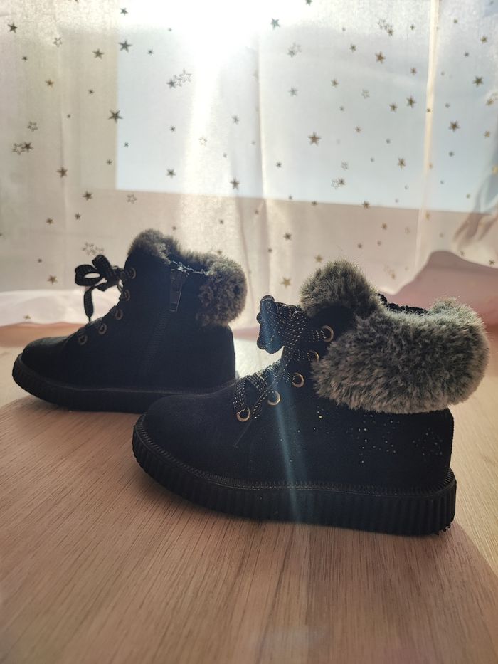 Bottines lacets fourrée - photo numéro 3