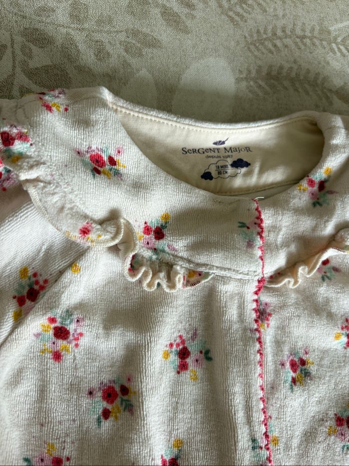 Pyjama sergent major 18 mois fleuri - photo numéro 2
