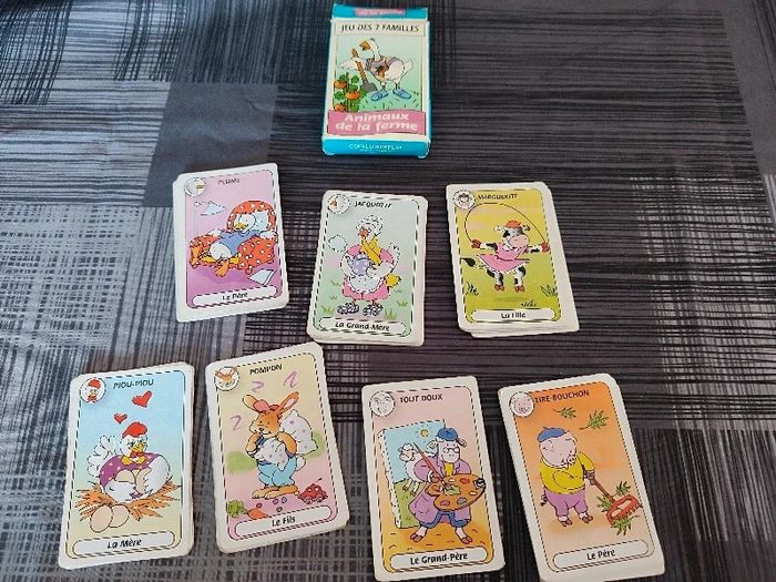 Jeu de 7 familles - animaux de la ferme - photo numéro 3