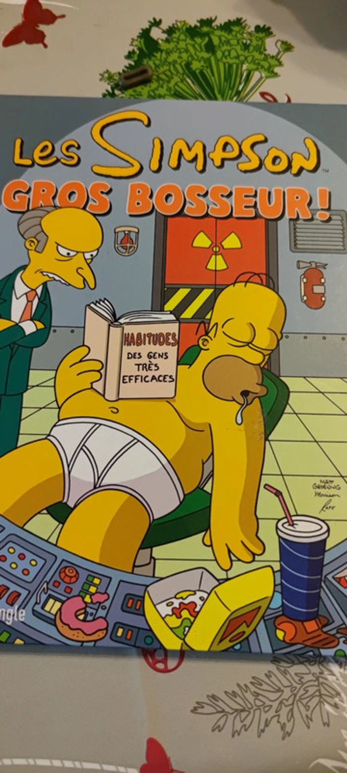 Bande dessinée Les Simpson, N8, Gros Bosseur !