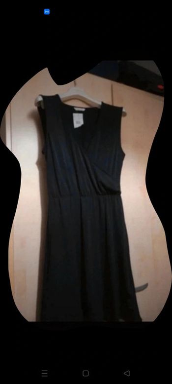 Robe noire stretch