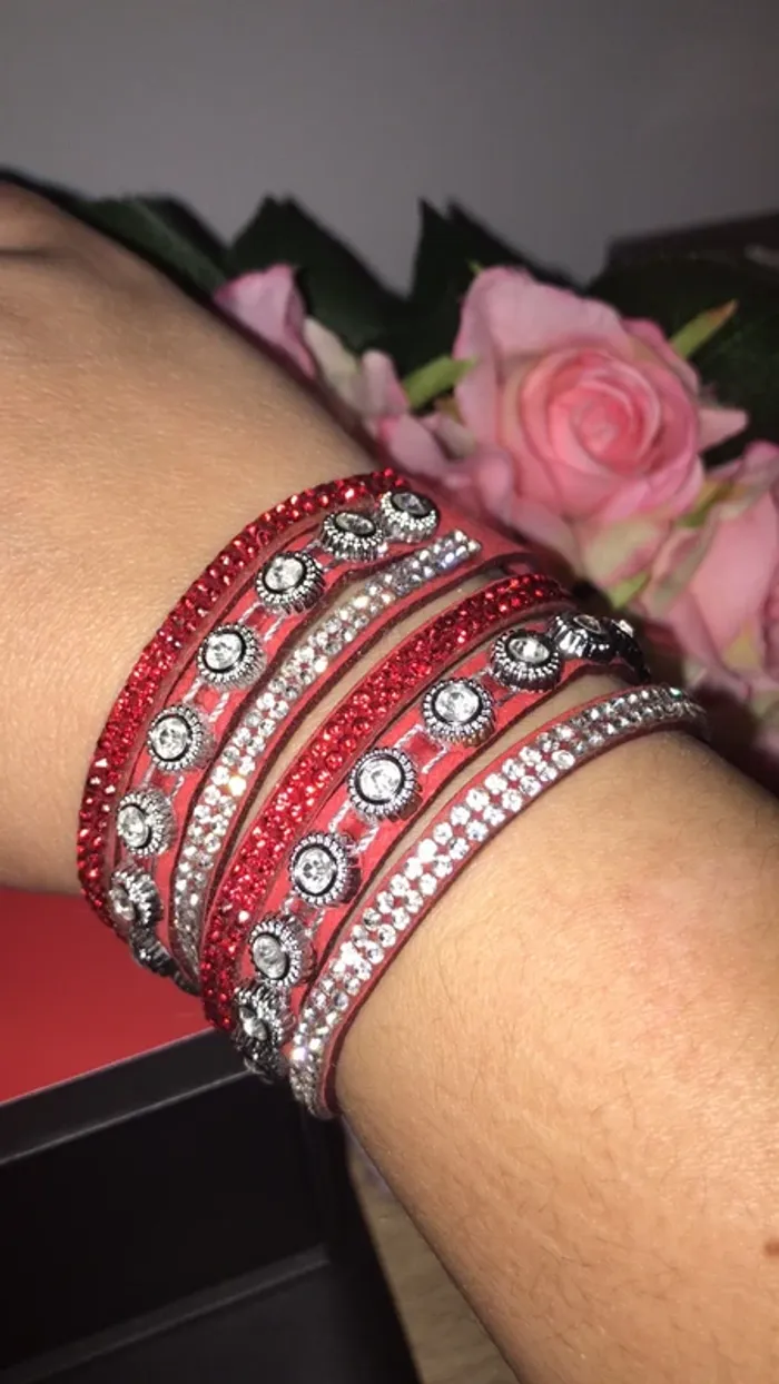 Bracelet double strass