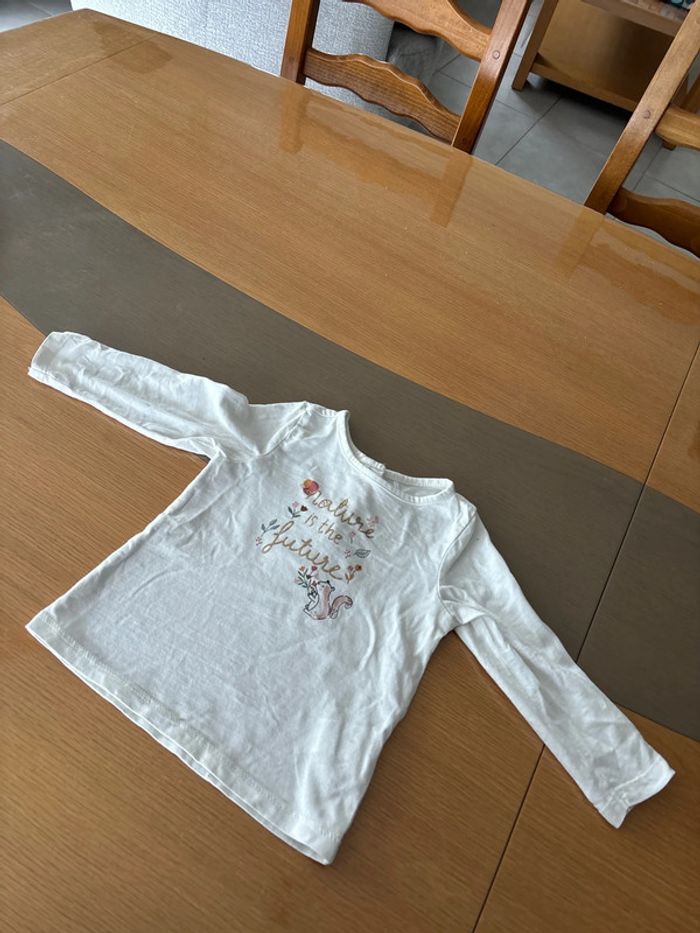 T-shirt manches longues 12 mois