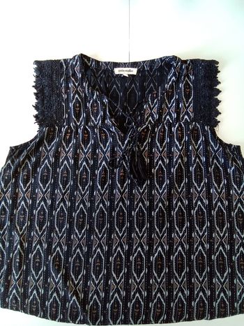 Blouse sans manche, taille 42, Grain de malice