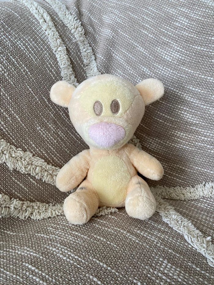 Peluche doudou 20cm Disney tigrou tigre orange claire beige très bon état