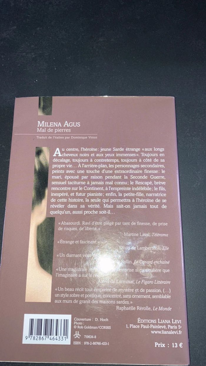 Livre « mal de pierres » - photo numéro 2