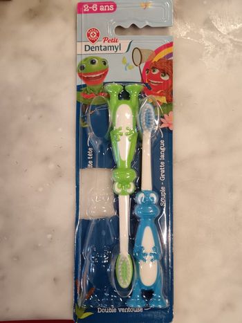 Lot de 2 brosses à dents pour enfants