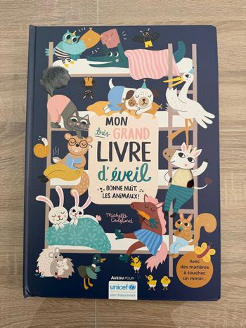 mon très grand livre d’éveil bonne nuit les animaux