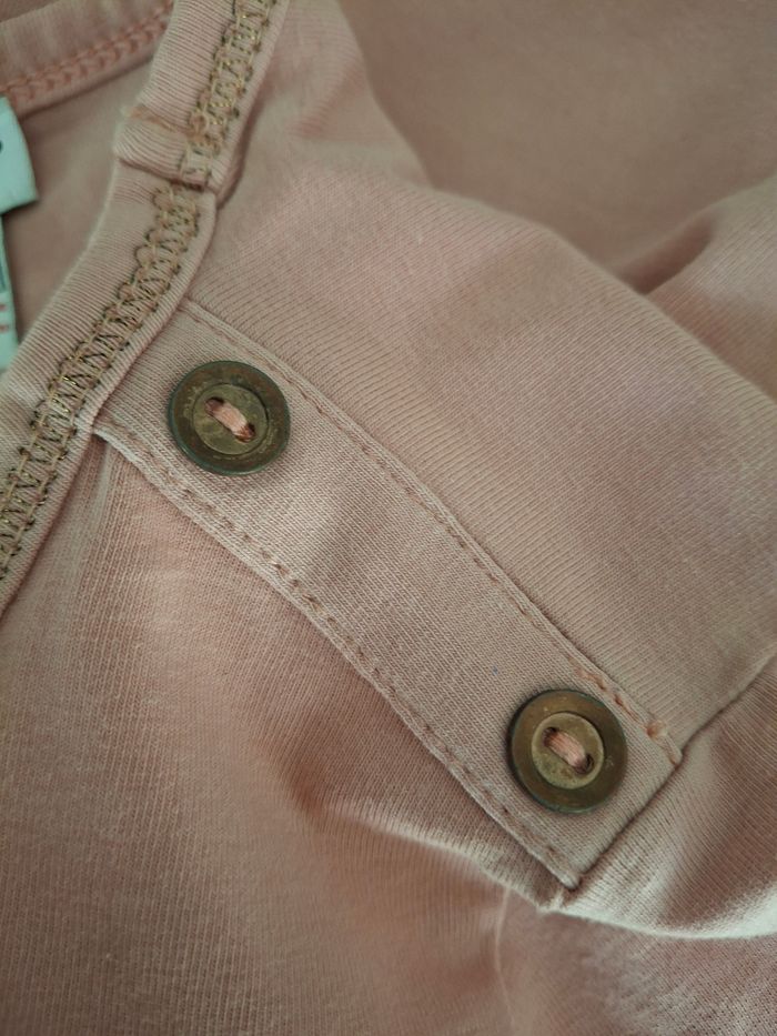 Tee-shirt rose manches longues 12 ans Cyrillus - photo numéro 6