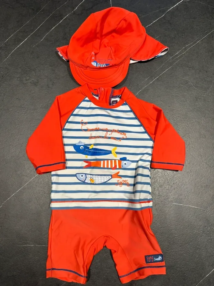 Maillot de bain Sergent Major 6/9 mois - photo numéro 3
