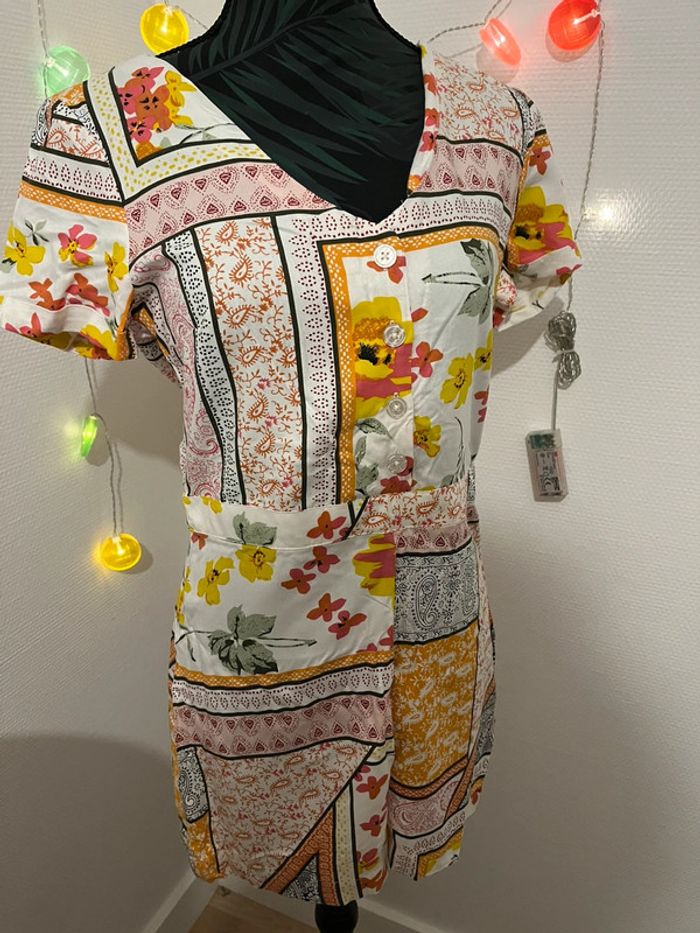 Combi short patchwork Pimkie femme neuve avec étiquette