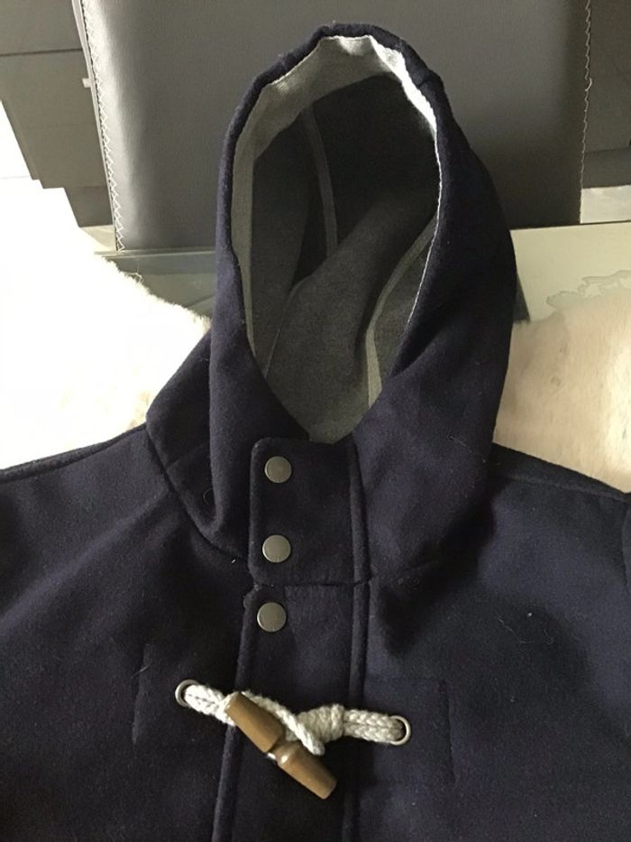 Duffle-coat à capuche 50% laine taille XS colorie marine marque Roamers&Seekers - photo numéro 11