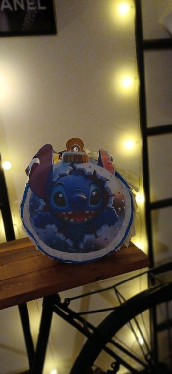 Pinatas boule de neige stitch Noël 🤶