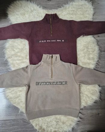 Lot de 2 sweats garçon T. 4 ans