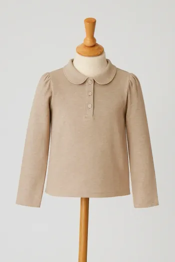 Polo col claudine taille 4 ans